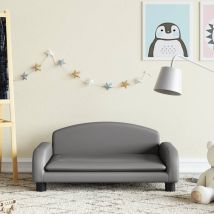Kindersofa,kindersessel, Kinder Stuhl Grau 70x45x30 Cm Kunstleder Cca526447 Bonnevie
