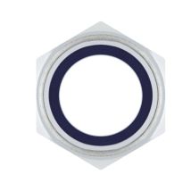 Chavesbao Tuerca Autobloqueo Din 985.6/8 Zinc. 20mm Caja 75 , Tuerca Hexagonal Autoblocante Din 985 Zincada 20 Mm Fabricadas En Acero Zincado Con 