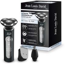 Tagliabordi Multifunzione Jean Louis David Kit Grooming 4-in-1 Nero 3 Testine