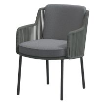 4seasons Outdoor - Dining Sessel Bernini Platinum Gartensessel Gartenstuhl