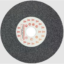 Muela plana 200x20 mm Corindón Grano 24 – Ideal para desbaste y afilado de aceros – FORTEX