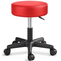 Sgabello Da Lavoro Sgabello Girevole Sgabello Sgabello Per Salone Estetico Sgabello Per Ambulatorio Medico, Con Rotelle, Rotazione Libera Di 360°, 10 