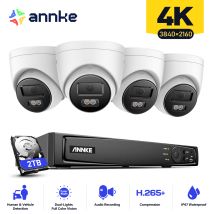 4k Kit Di Videosorveglianza Nvr 4×8mp Telecamere Visione Notturna Accesso Remoto Kit Di Telecamere Di Sorveglianza Sistema Di Sicurezza 2tb - Annke