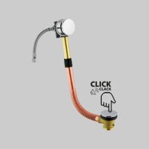 Cgs - Colonne De Vidange De Baignoire En Laiton Avec Sortie 1'1/2 L 56÷65 Cm