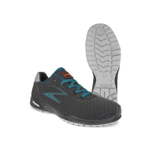 Mustang S3 Scr Scarpe Basse Da Lavoro N. 38 Antifortunistica Traspiranti E Impermiabili Made In Italy Grigio + Giallo Fluo 38 - Pezzol