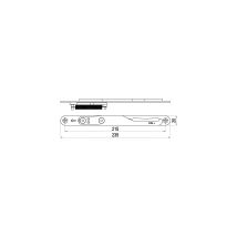 Abs - Imh Mitnehmerhaken Gf Uni 20 V Gr.1, 235 X 20 Mm,schwarz Verzinkt,din Links