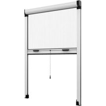 Zanzariera Kit Finestra Effe Bianco Ral 9010 Fibra Vetro/pvc Cm 160 H.cm 170