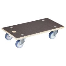 Wagner – Carrellino da trasporto MaxiGRIP 575x300 mm – Portata massima 400 kg – Altezza 120 mm