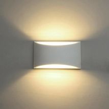 Dewdat - Modern Wall Lamp, Interior Wall Lamp, Ceiling Lamp, Gypsum Wall Lamp Lighting, With 2700k 7w G9 Led Bulb, For Living Room, Bedroom, Corridor,