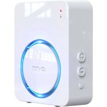 Campanello senza fili M-E 41401 – Bianco – 16 melodie – Raggio d'azione 500m – Design elegante con anello luminoso