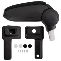 Destockoutils - Reposabrazos Para Coche Abs Negro 14,5x32x(27-46) Cm Vidaxl