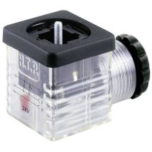 Connettore Per Valvole Con Diodo Nero, Trasparente Poli:2 + Pe G1tu2dl1 Htp Contenuto: 1 Pz.