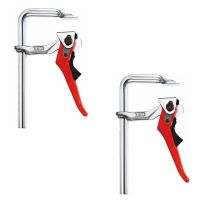 Bessey – GSH Ratchet Lever Clamps – Heavy Duty – 7500 N Clamping Force – Tempered Drop-Forged Steel – Ergonomic Design