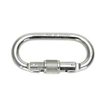 Ultra-resistenter Stahlkarabiner – Automatischer Federverschluss – Maximalbelastung 23 kN – EC-Zertifizierung EN 362:2004
