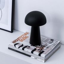 Lampe à poser FUNGO – Lampe portable noire – Hauteur, Style, Puissance, Culot, Couleur de la lumière, Indice de protection, Longueur