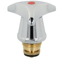 Heinrich Schulte Oberteil Z011008-00010 3/8", Mit Dreikant-metallgriff Warm, Verchromt