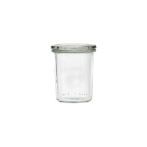 Weck Sturzglas 160 ml – 12er Set – Höhe 8,5 cm – Spülmaschinengeeignet – Vorratsbehälter für Desserts und Vorspeisen