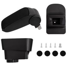 Destockoutils - Vidaxl Bracciolo Per Auto Nero 11x35x(32-49) Cm In Abs