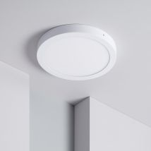 Pannello 40x40 Plafoniera Led Cm Rotondo Quadrato 36w Da Esterno Naturale - 40x40 - Tondo - 36