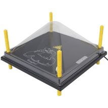 Chioccia Artificiale – 30/35 Pulcini – Pannello Riscaldante con Termostato – 230V, 42W, 40x40cm – CHEMIN DES POULAILLERS