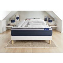 Pacchetto Letto Completo - Materasso 200x200cm + Box Spring Con Doghe (kit) + 2 Cuscini + Piumino - Actimemo Max