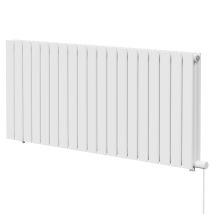 Hudson White 600mm X 1440mm Horizontal Electric Double Panel Radiator