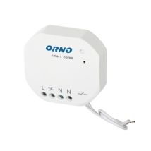 Relé empotrado MINI Orno 1 x X – Control remoto inalámbrico – Compatible con Google y Alexa – Potencia máxima 400 W – Color blanco