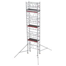 Altrex Mitower Plus Fahrgerüst 1-person-aufbau Aluminium Mit Breiter Fiber-deck Plattform 0,75x1,72m 7,20m Ah