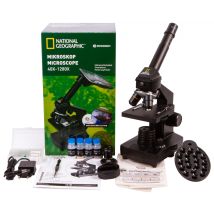 National Geographic 9039001 40x-1280x Mikroskop Inkl. Smartphone Halterung Durchlichtmikroskop Monok