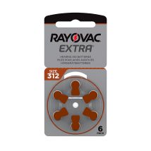 Pile Auditive 312 – 1.45v 165mah – Pile Alcaline Pour Appareils Auditifs – Longue Durée Et Performance Optimale – Rayovac
