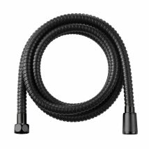 Flexo De Ducha Acero Inoxidable Negro Mate 1.750 Mm – Ref. B-55123