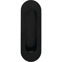 Intersteel - Maniglia Per Porta Scorrevole 4476 Va Nera Ov.bl.l.120mm L.40mm