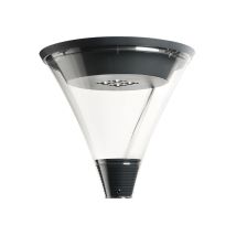 Luminaria Para Poste Vico Ip66 Led Smd 50w 5785lm Cri80 4000k 100o 571mm Antracita