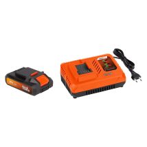 20-v-akkupack (2000 Mah) + Powerplus Powdp9062-ladegerät