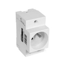 Toma De Corriente Modular 2p + T 10/16a Gris
