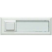 Grothe – 51014 – Bouton de sonnette blanc – Alimentation électrique, Mode de pose électricité, Tension électrique