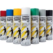 Ampere – Spray Marcature Traffico 500ml Verde – Asciugatura Rapida, Impermeabile, Resistente all'Abrasione