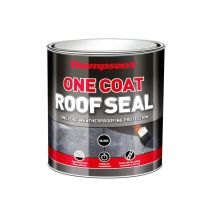Thompson's - Ronseal One Coat Roof Seal Black 5 Litre Rslocrsb5l