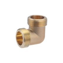 Bogen 3/4 Zoll – Winkelstück aus Messing – Sanitärtechnik – Kupfer – M 20 x 27