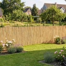 Schilfzaun 100x300 cm – Sichtschutz aus Schilfrohren – Witterungsbeständig – Umweltfreundlich – Ideal für Garten und Terrasse