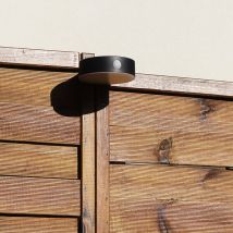 Applique Solaire Sun Light Ronde Avec Détecteur De Présence - Noir