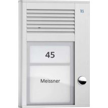 Tcs Pak01-en Audio Au Enstation Pak 1 Taste 1-reihig Ap Silber Tcs Tr Control