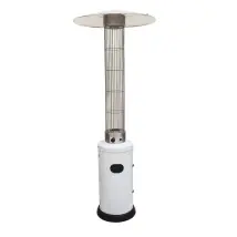 Teporus - Stufa Aerea Cilindrica 10,5kw/h Bianco