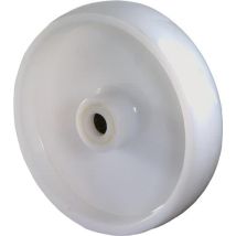 Kunststoffrad 150 mm – Tragkraft 800 kg – Radbreite 45 mm – Nabenlänge 58 mm – Ø Achsloch 20 mm