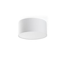 Faro Barcelona – Plafón de techo SEVEN 400 – 2 x 60W – Diámetro 40 cm – IP20 – Diseño moderno – Acabado blanco mate