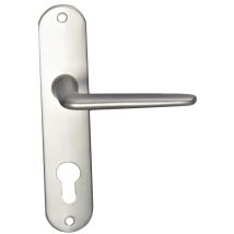 Maniglia Per Porta Klose Besser, Su Placca In Alluminio, Modello "mini" Trou Cylindre