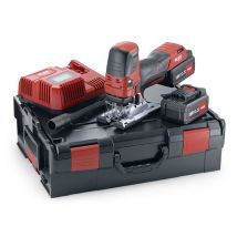 Flex - Seghetto Alternativo 18v Js 18.0-ec/5.0 Set 2 Batterie + Caricabatterie + Valigetta + Accessori - 489778