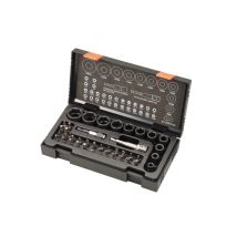 Hitachi - Impact Socket & Bit Set Of 41 Metric 1/2in Drive Hik752500