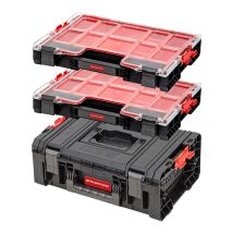 Rhino Werkzeugkasten Set 1 Rhino L Werkzeugkoffer Eco Basic + 2x Rhino L Organizer Eco Höhe L Boxen Ip54 - Toolbrothers