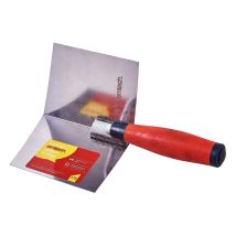 Am-Tech – Corner Trowel – Polished Stainless Steel Blade – 127 x 100 mm
